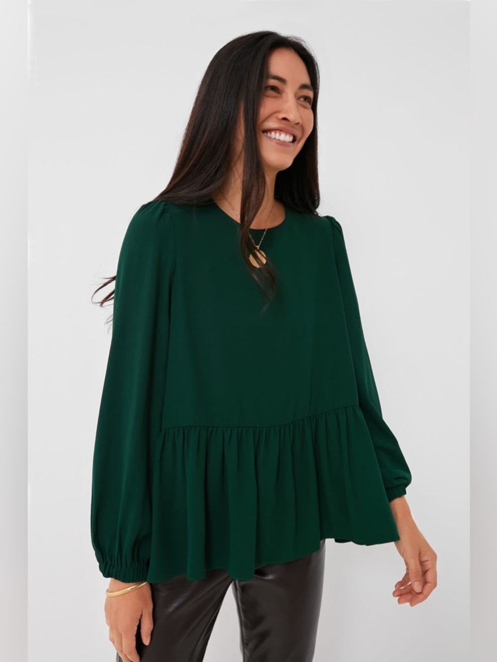 Tuckernuck Pomander Place Peplum Top Size XS
